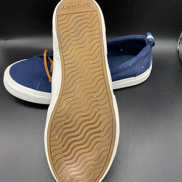 Sperry Pier Wave LTT Women’s size 9 navy slip on sneakers Preowned - Picture 7 of 8
